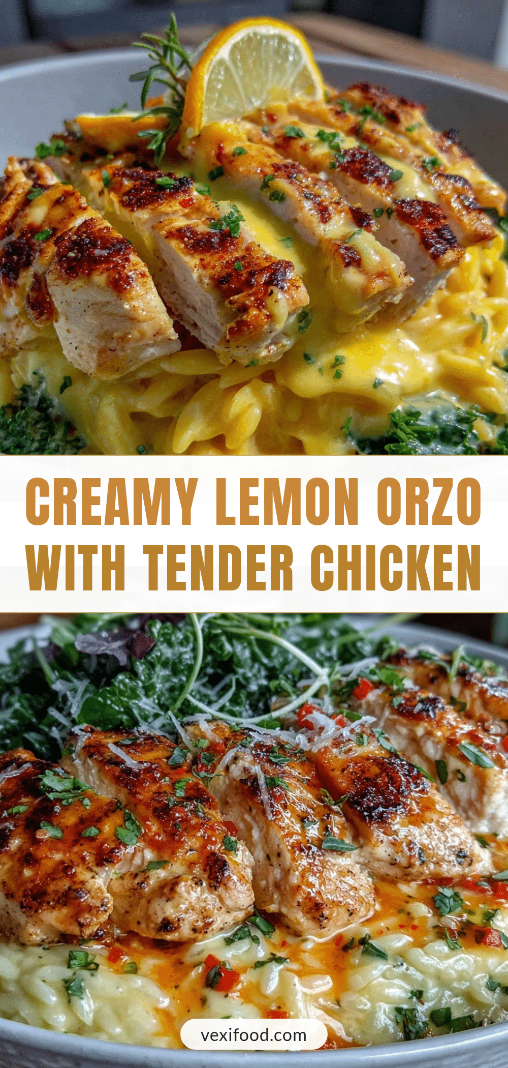 creamy lemon orzo recipe