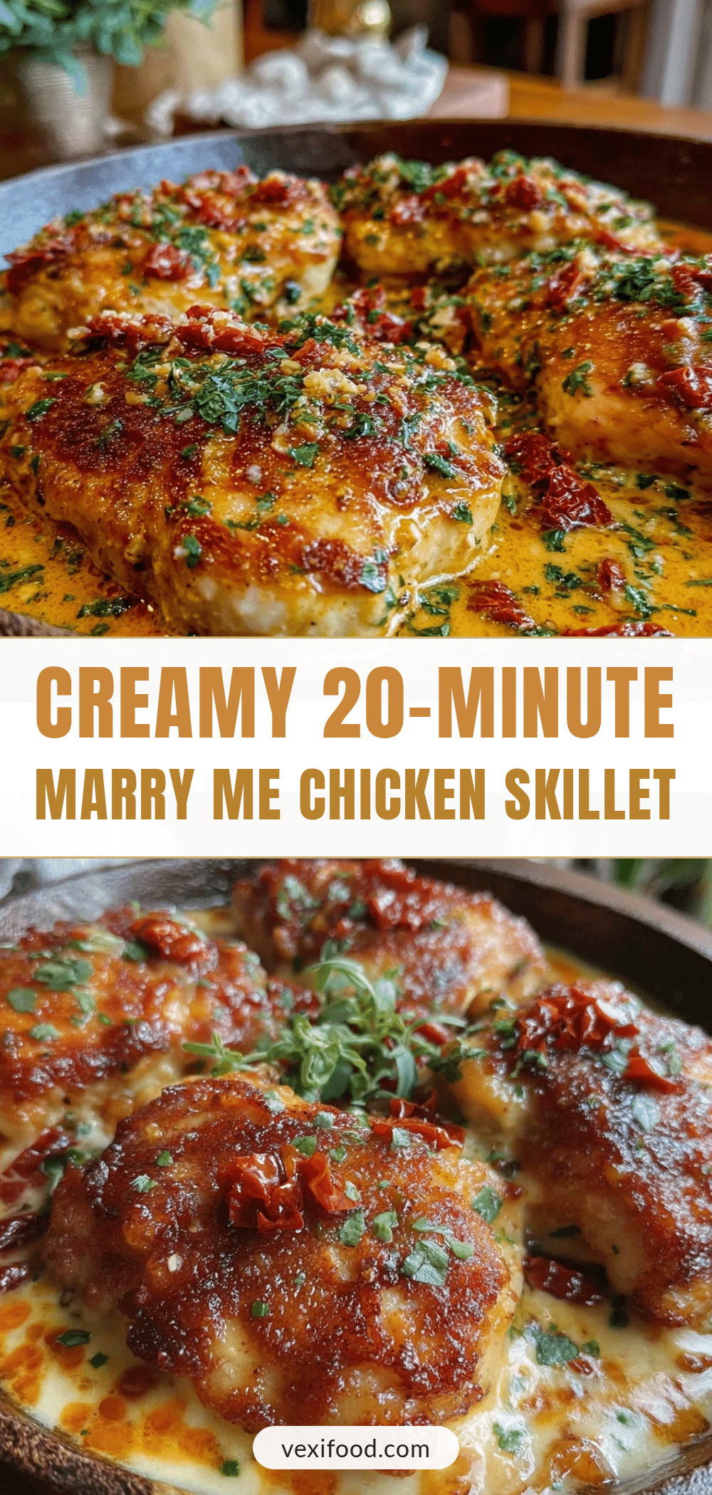 Creamy Marry Me Chicken Skillet recipe