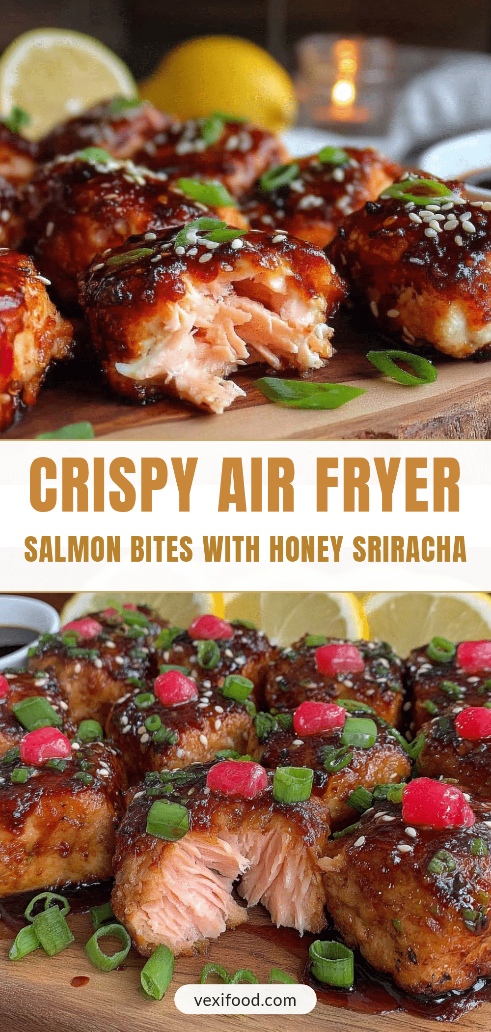 crispy air fryer salmon bites recipe