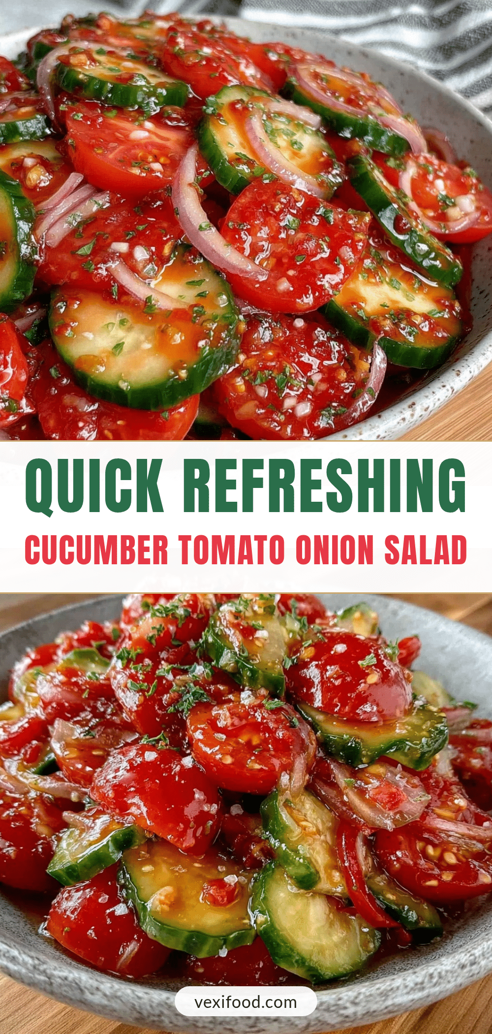 cucumber tomato onion salad recipe