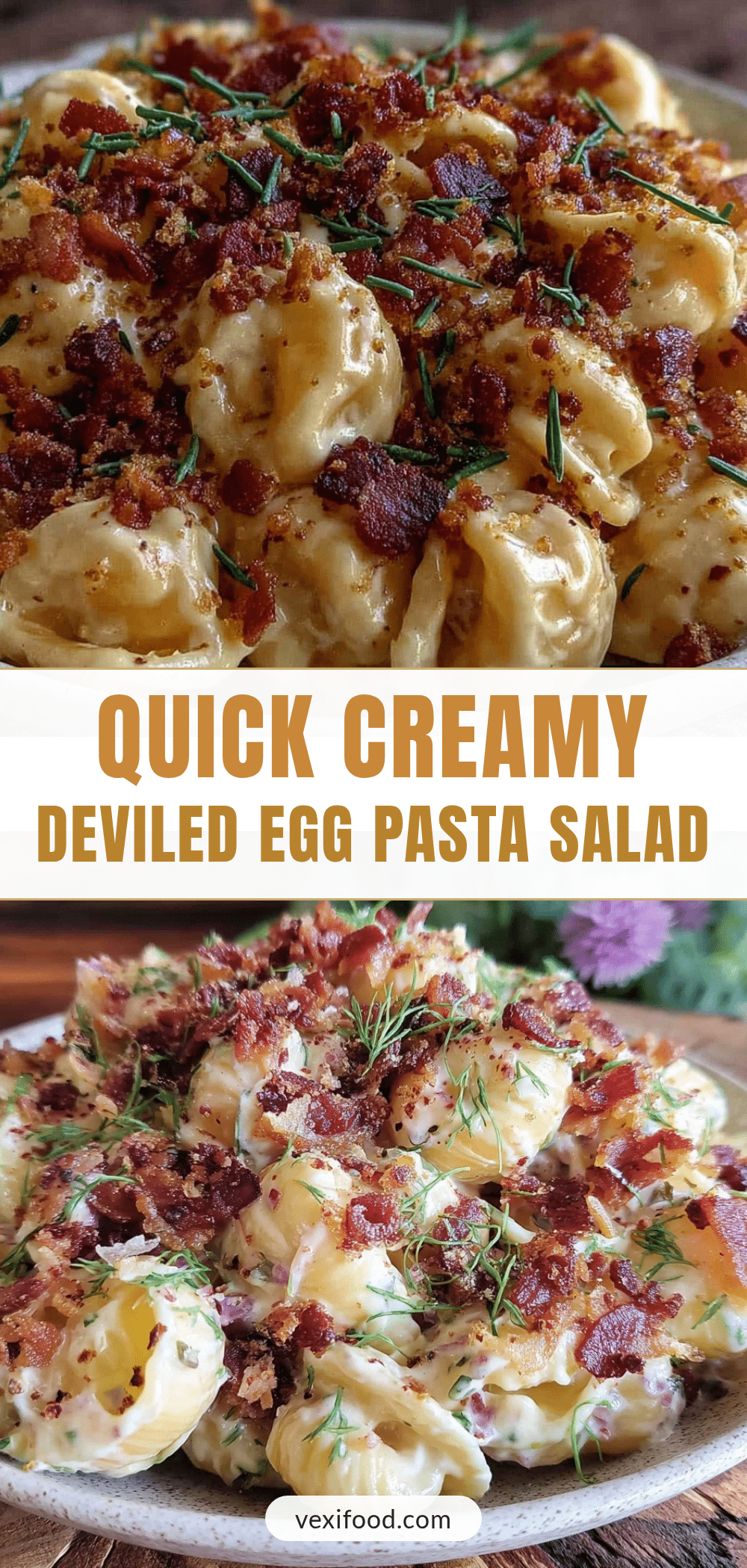 deviled egg pasta salad recipe