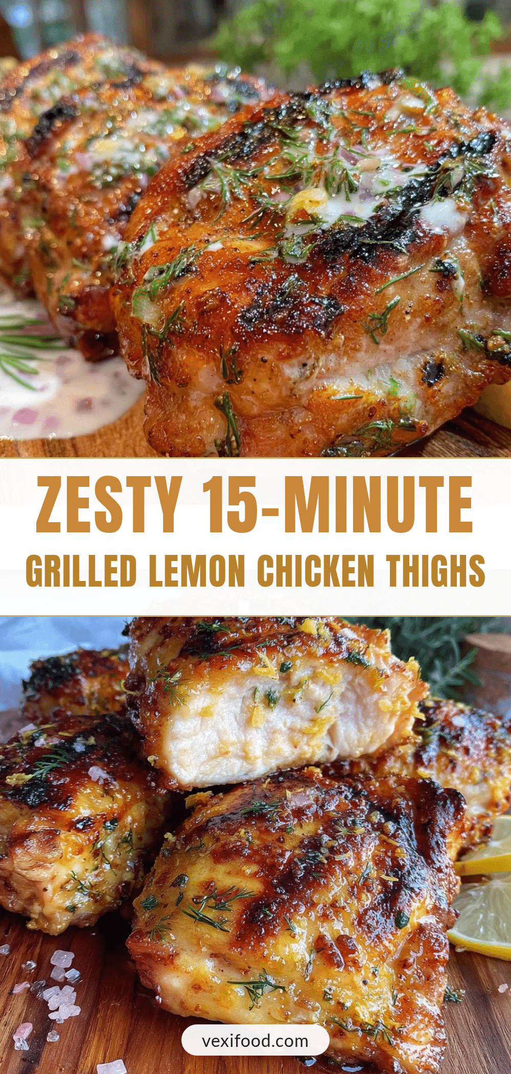 grilled lemon chicken thighs recipe