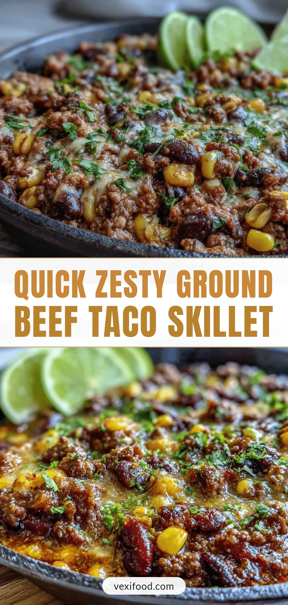 ground beef taco skillet recipe