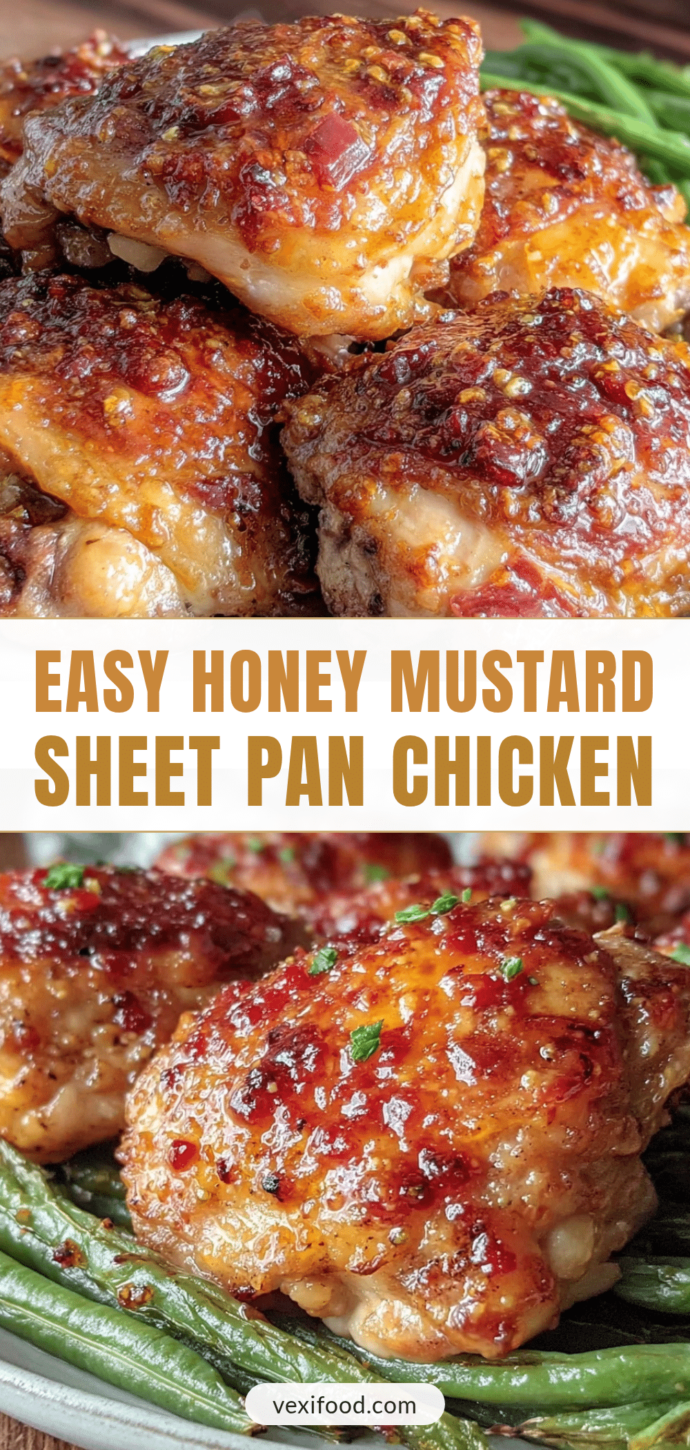 honey mustard sheet pan chicken recipe