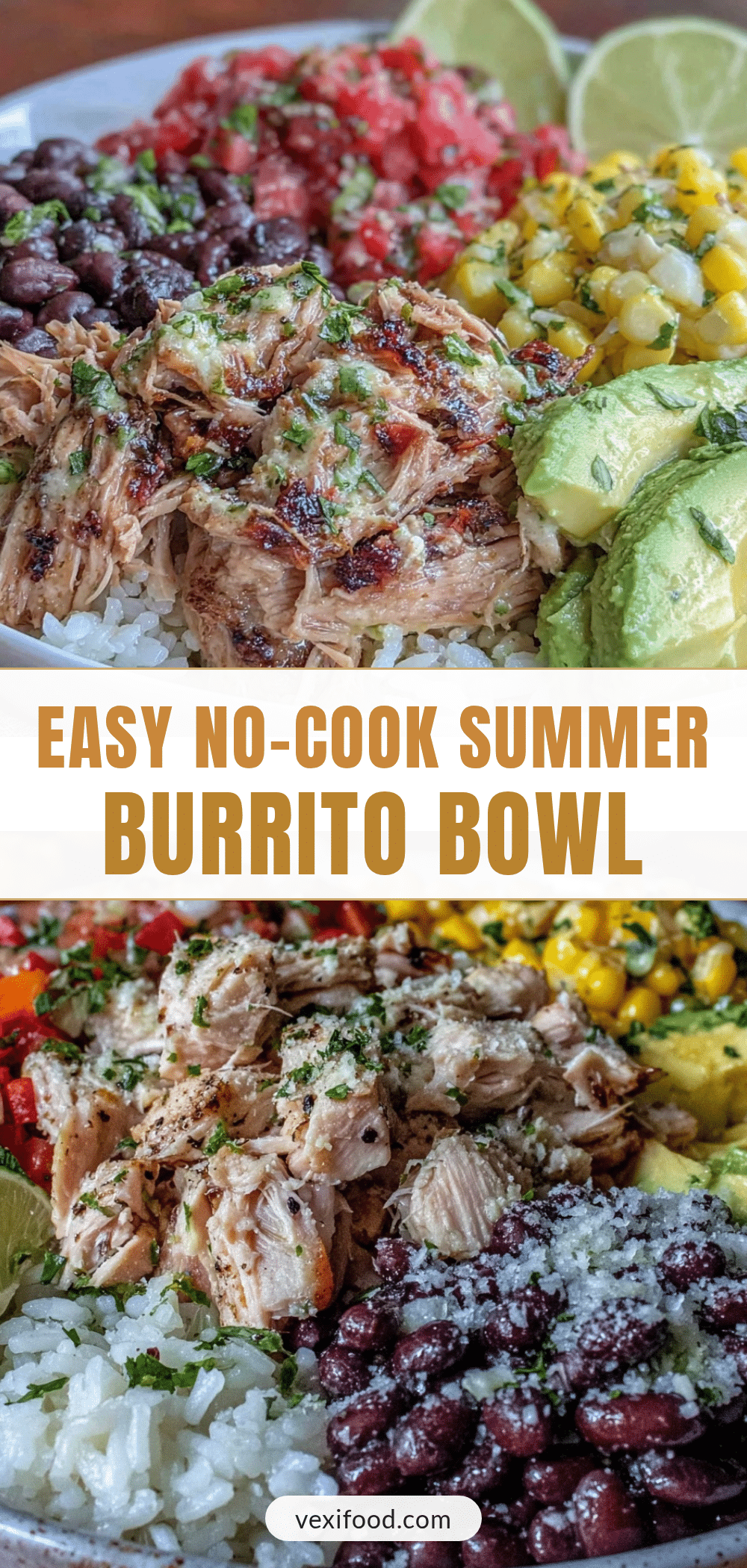 no cook burrito bowl with rotisserie chicken recipe