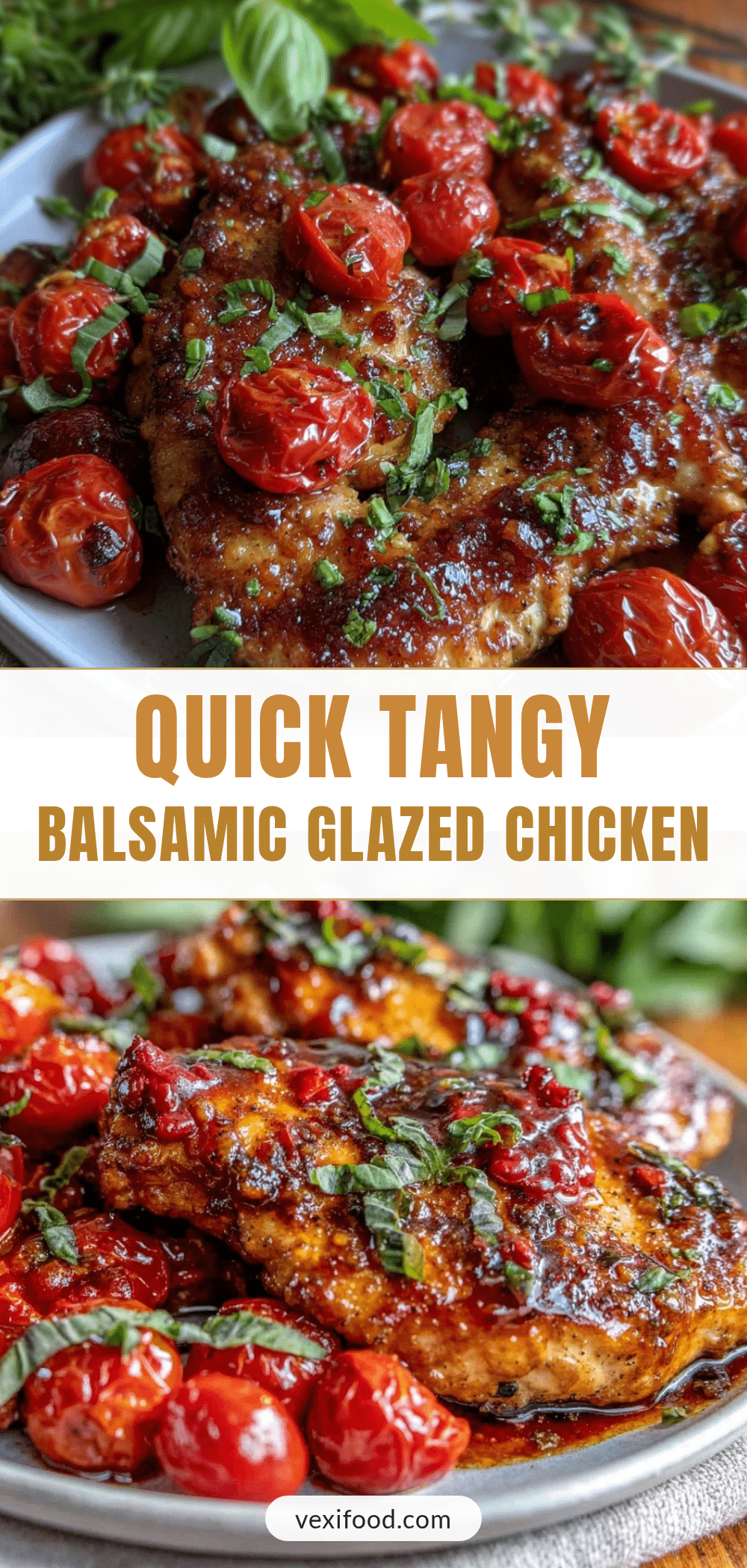 quick balsamic glazed chicken recipe