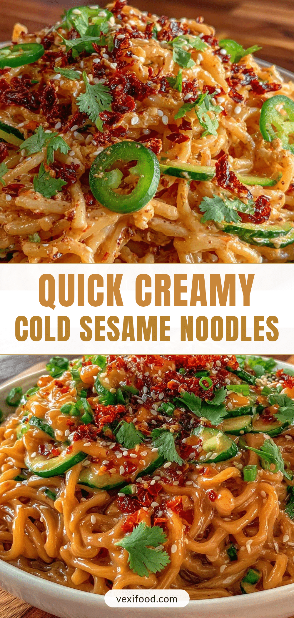 quick cold sesame noodles recipe