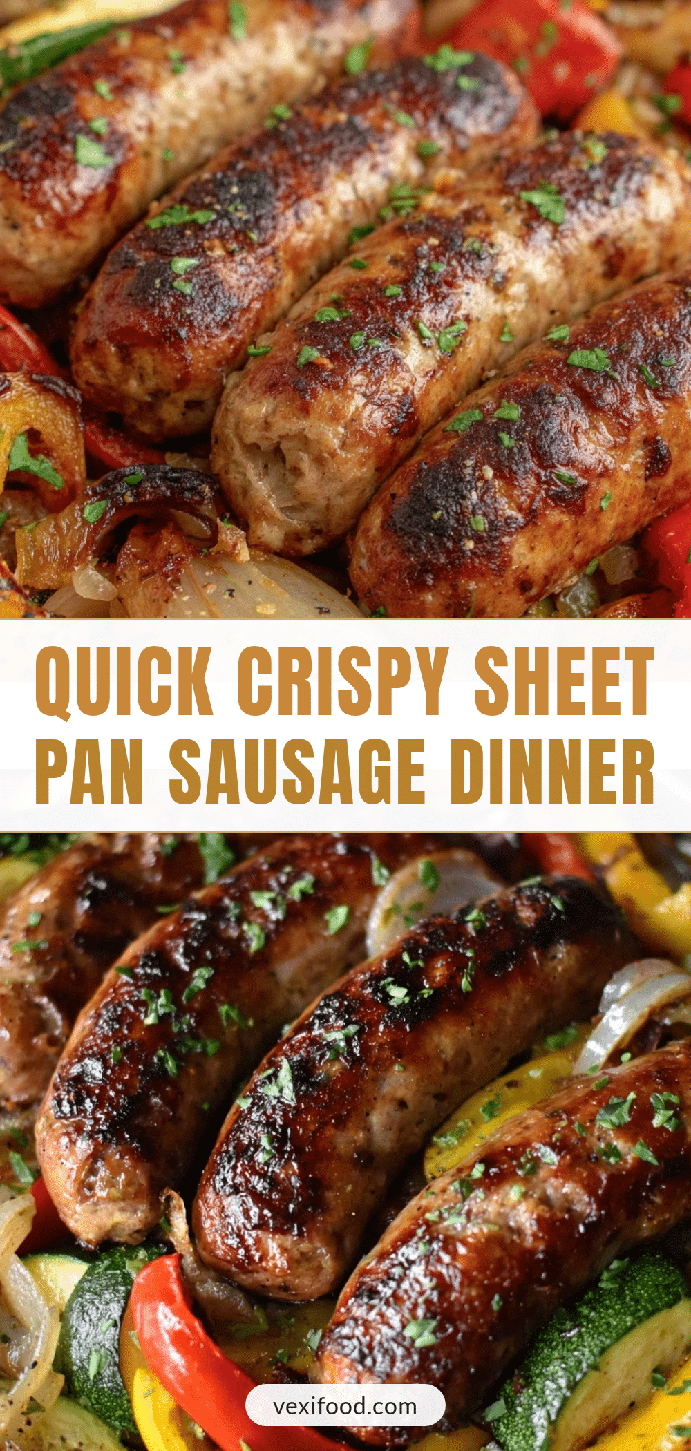 quick crispy sheet pan sausage recipe