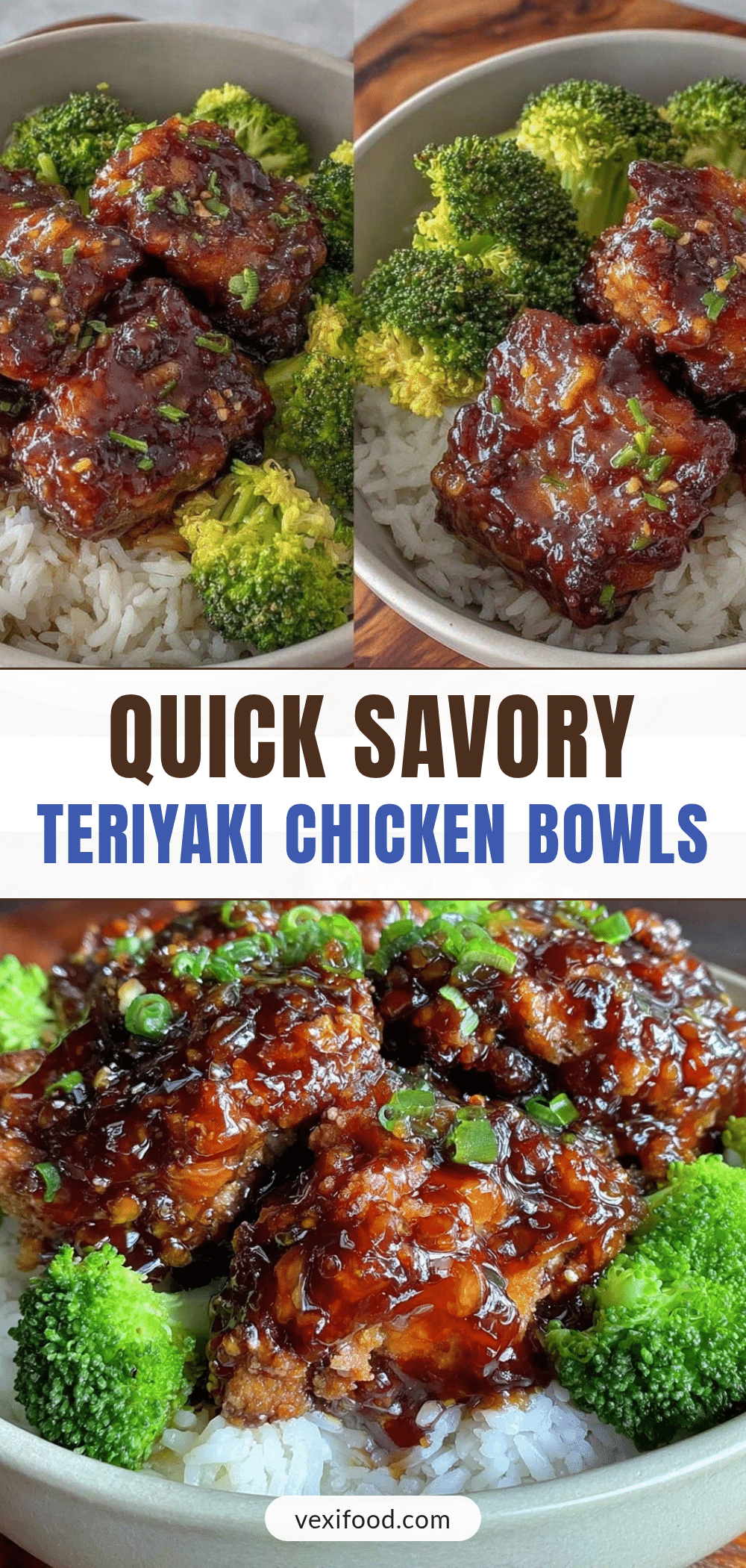 quick savory teriyaki chicken bowls recipe