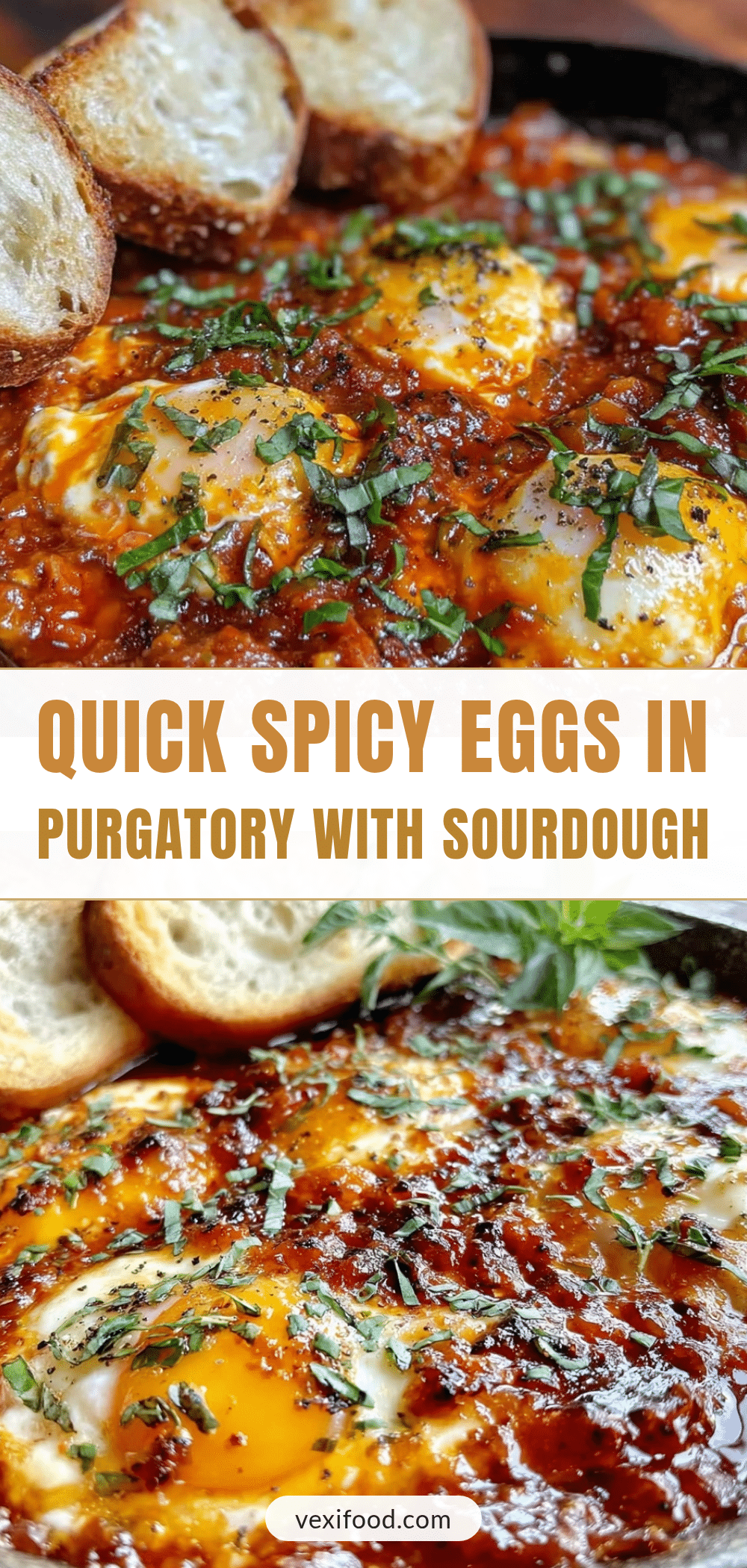 quick sheet pan eggs in purgatory recipe