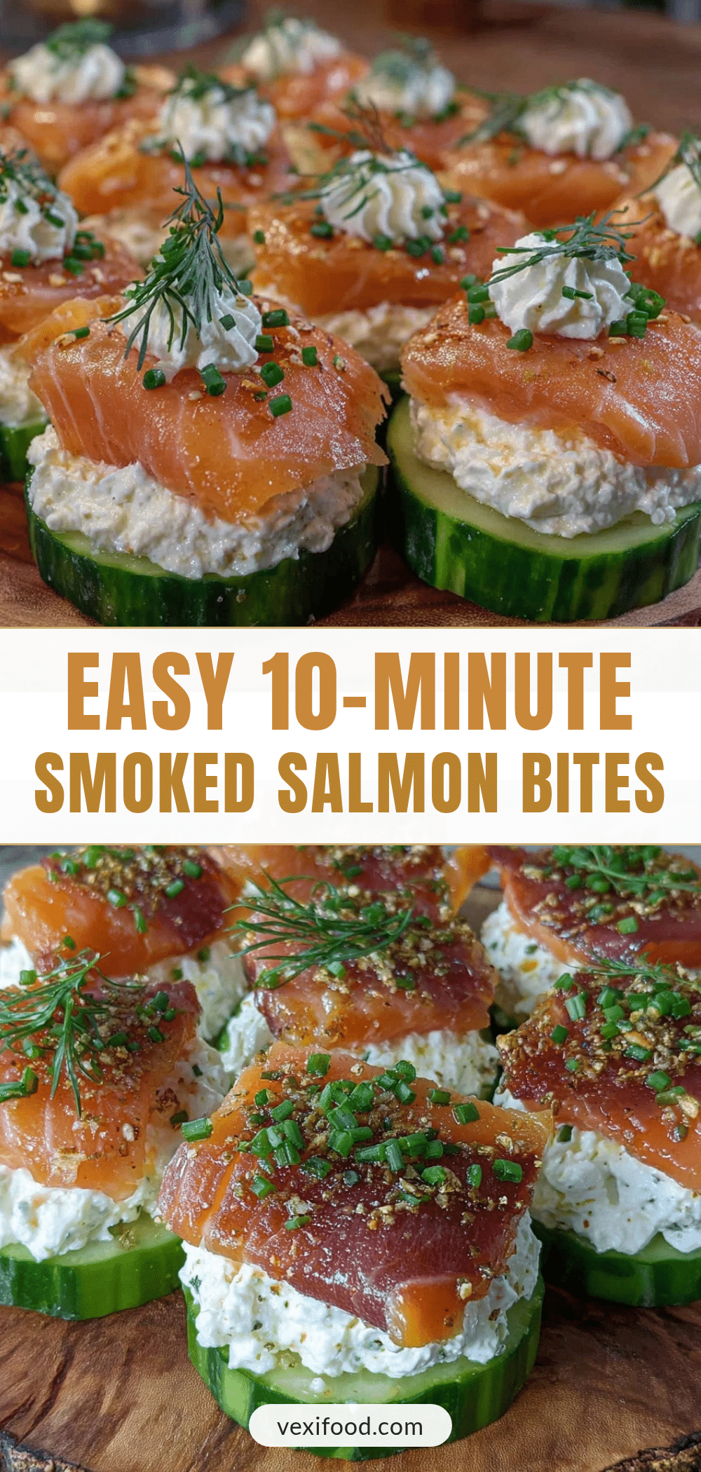 smoked salmon cucumber bites recipe