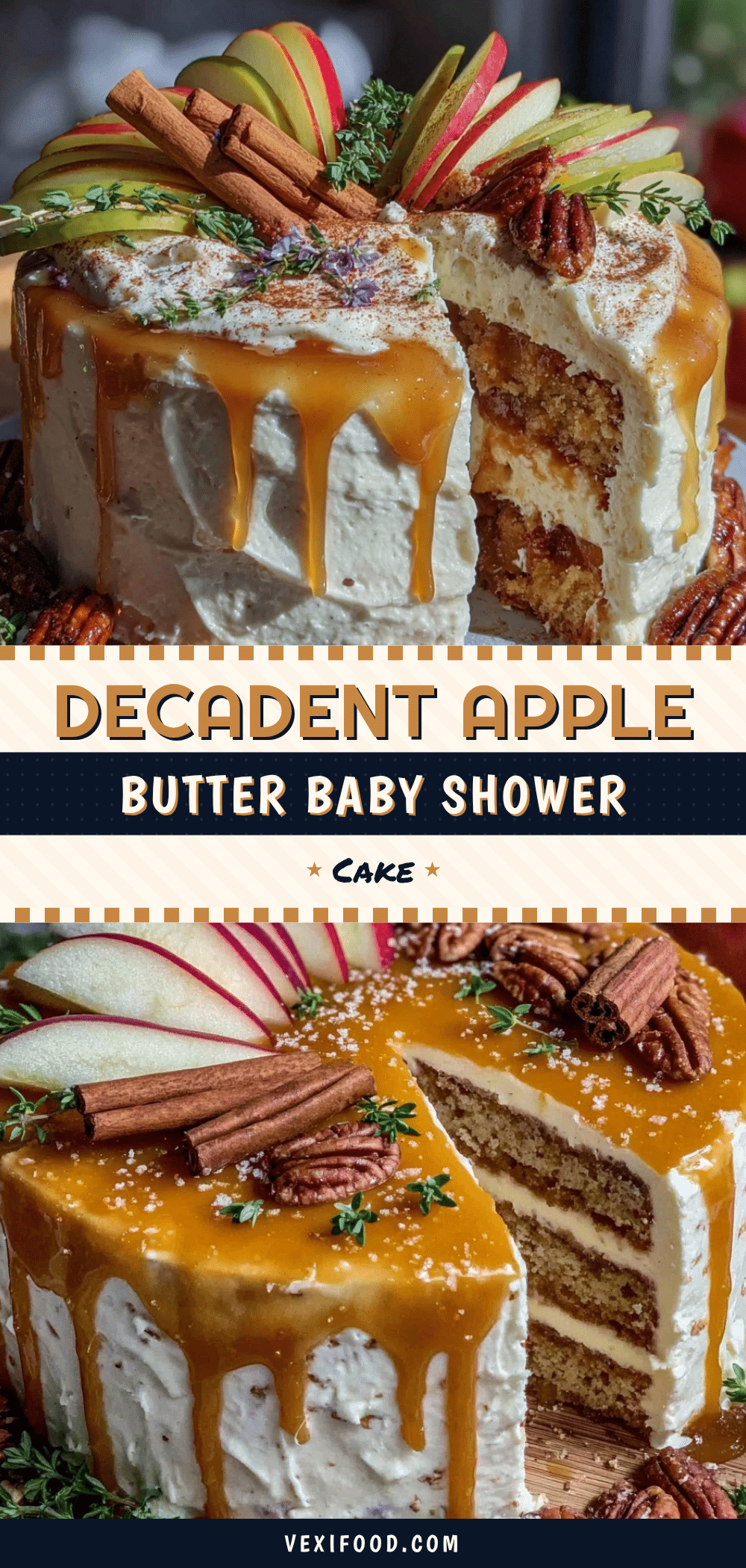 apple baby shower cake recipe