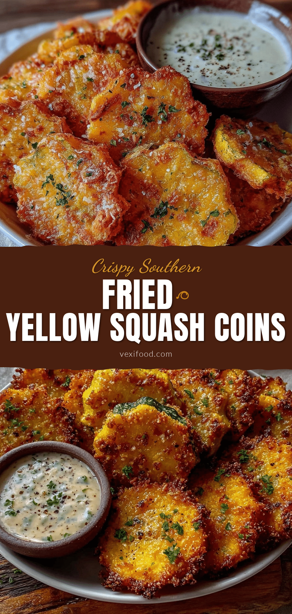 crispy southern fried yellow squash coins recipe