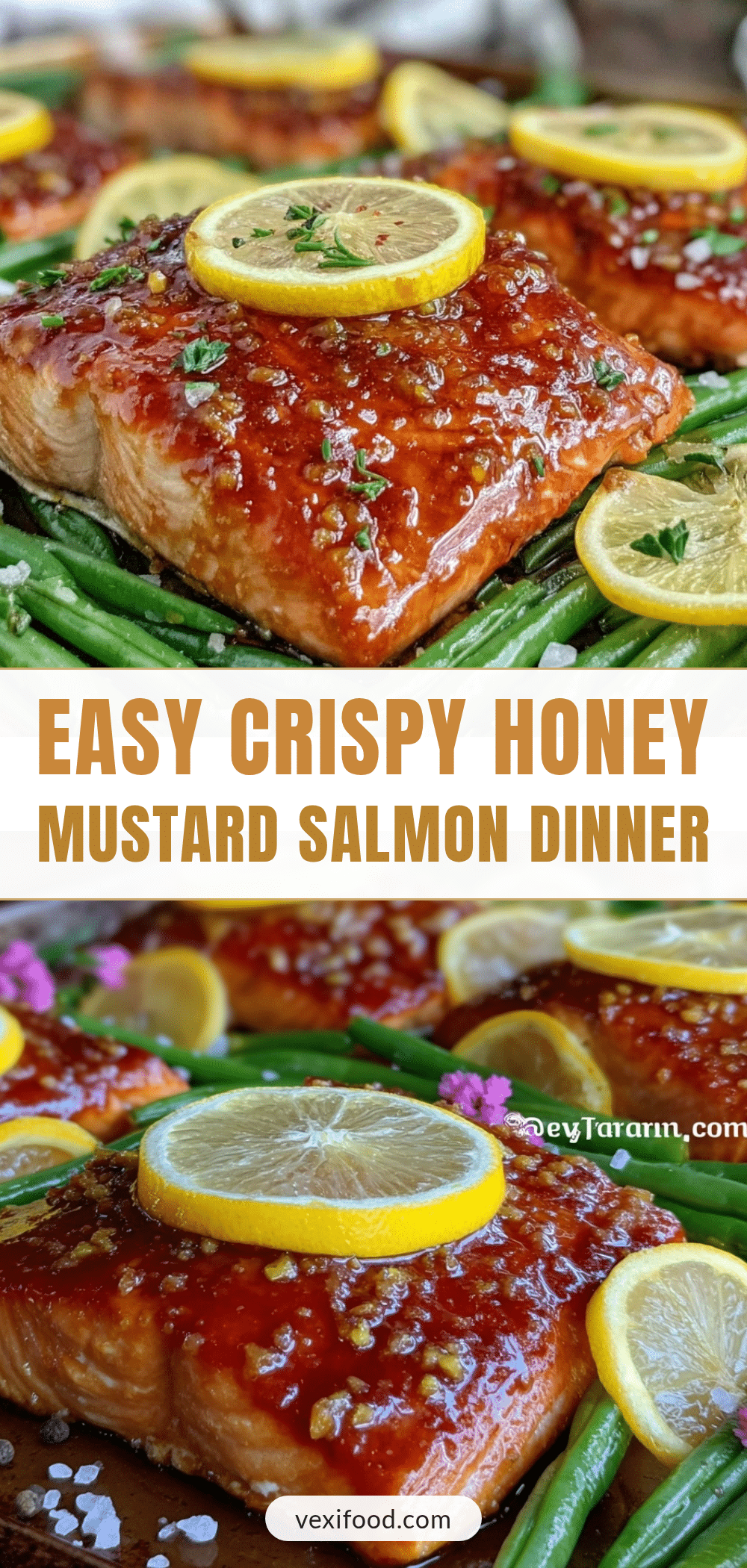 easy crispy honey mustard salmon recipe
