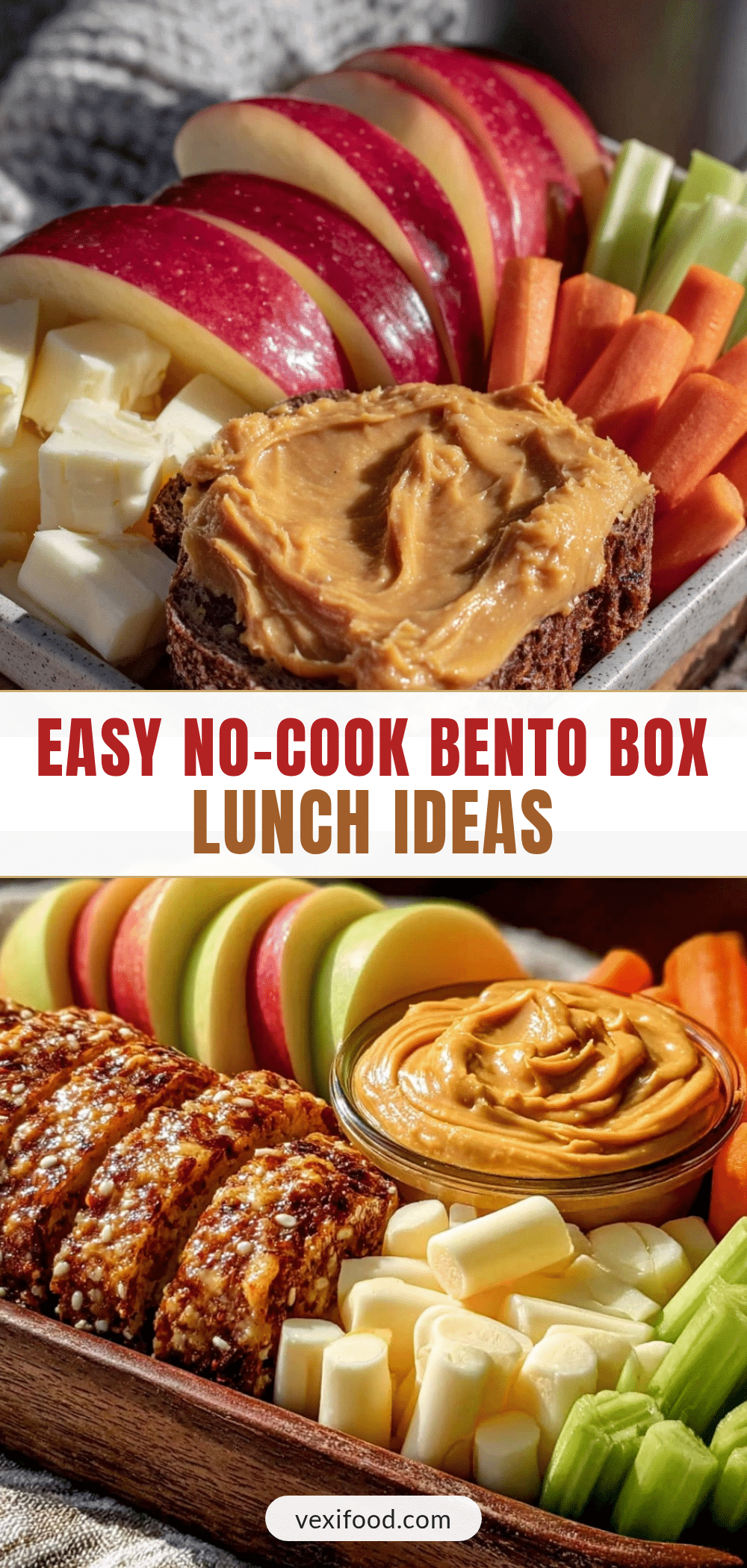 easy no-cook bento box school lunch recipe
