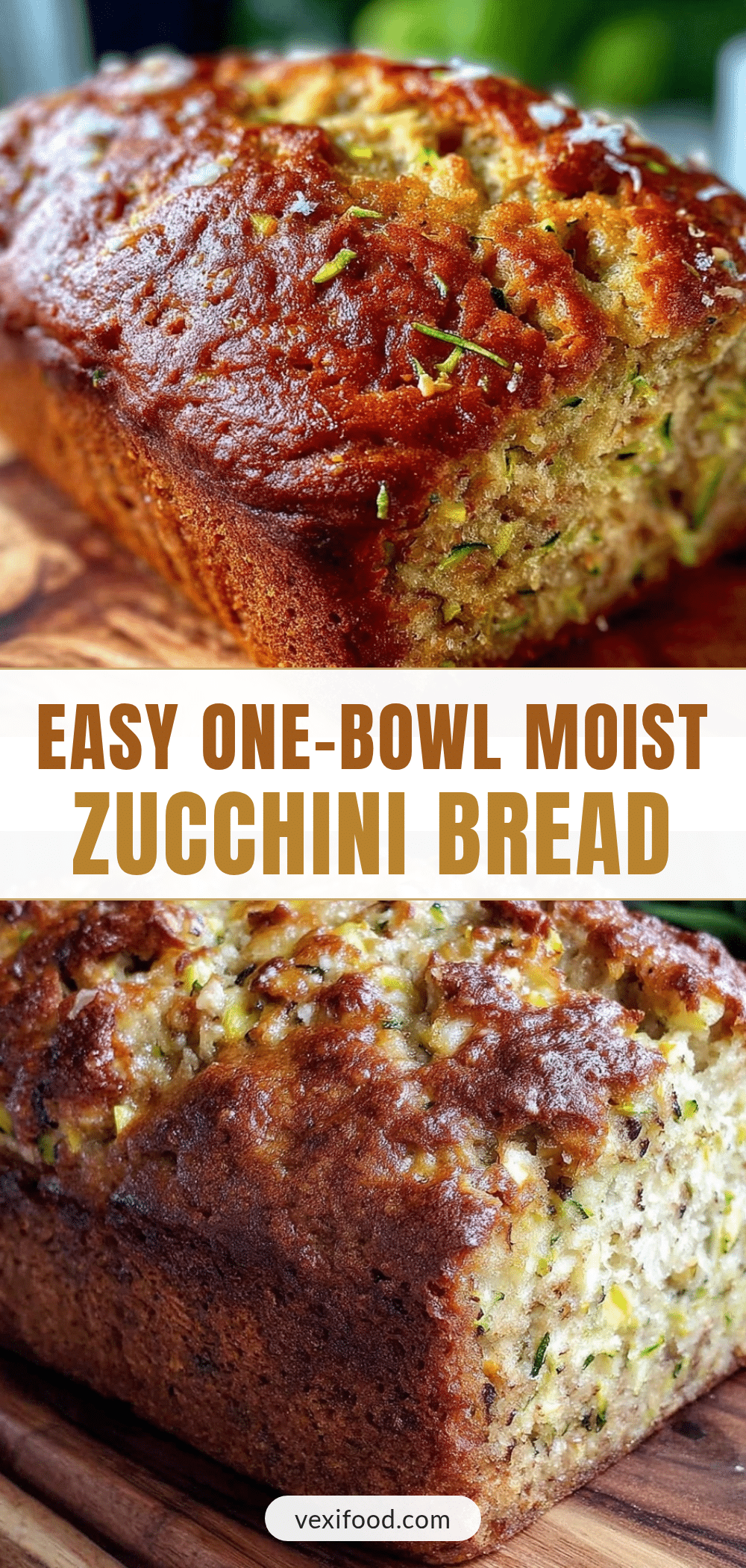 easy one-bowl zucchini bread recipe