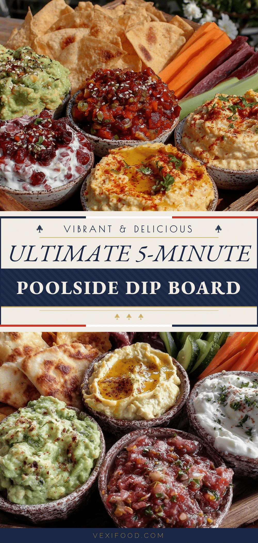 easy poolside dip board recipe