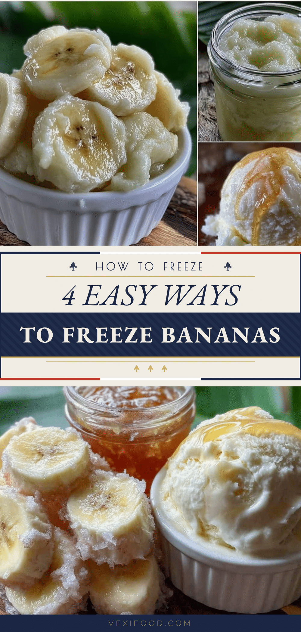 freeze bananas recipe