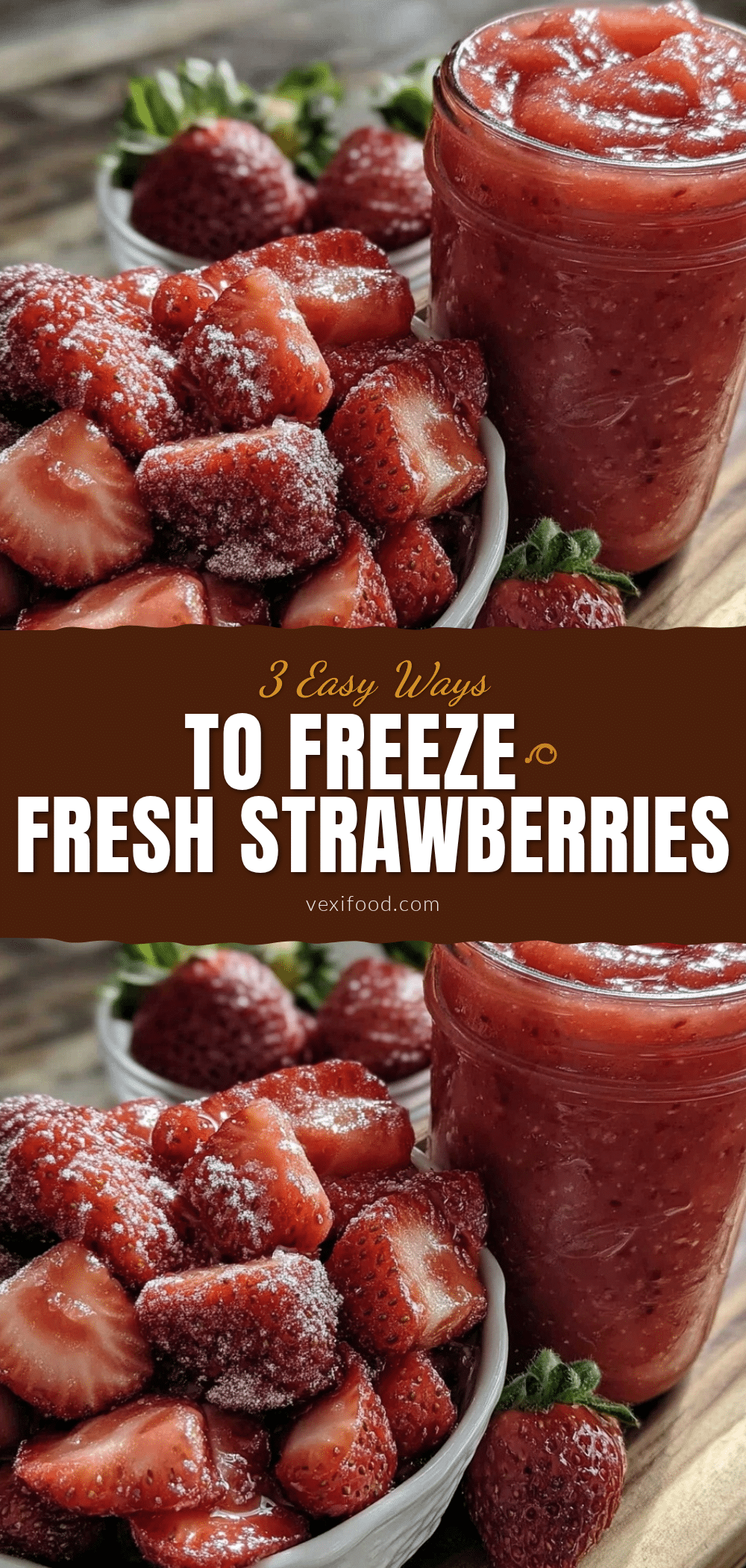 freeze strawberries recipe