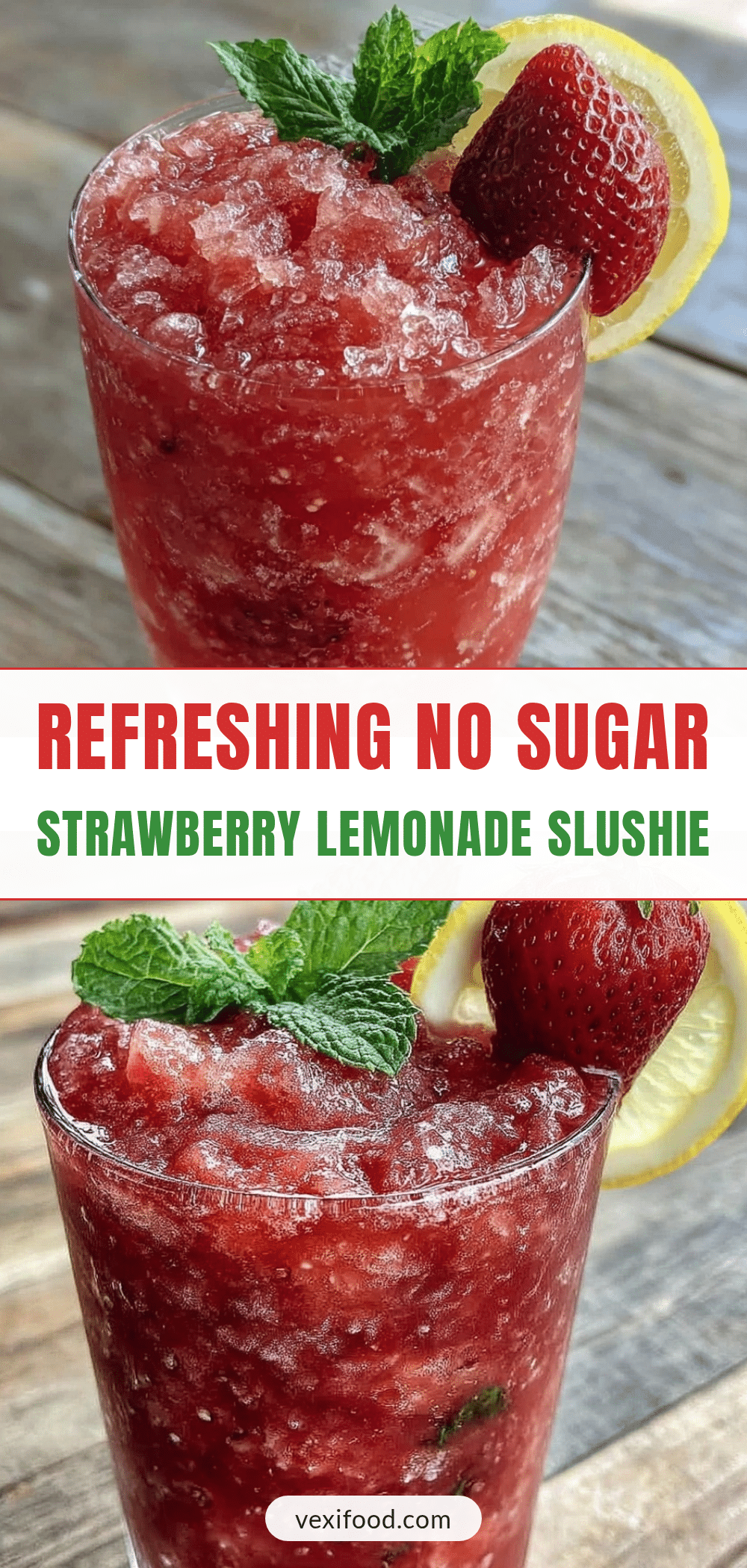 fresh blender frozen strawberry lemonade slushie recipe