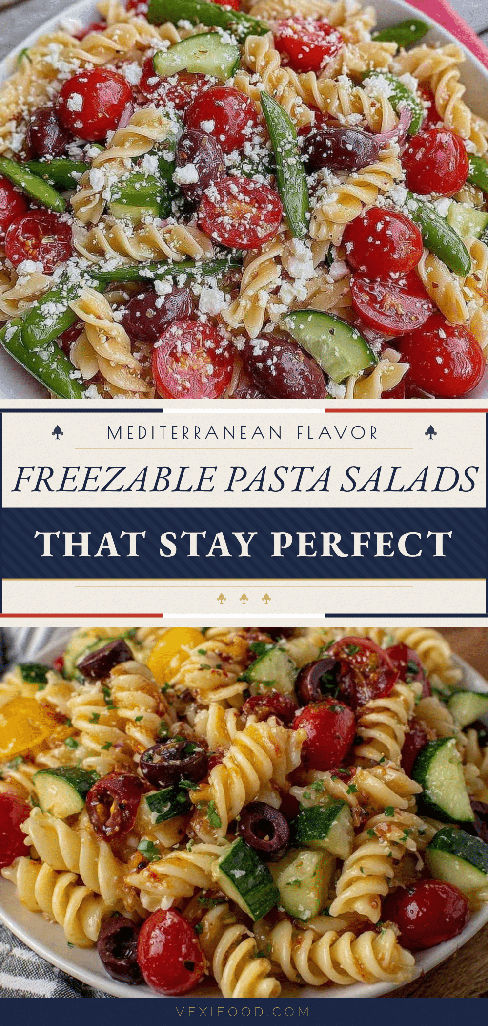 fresh freezable pasta salad recipe