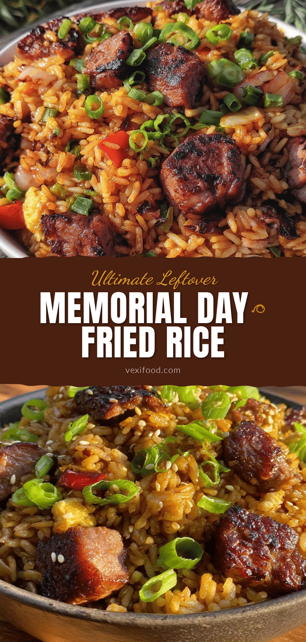 grilled meat fried rice recipe