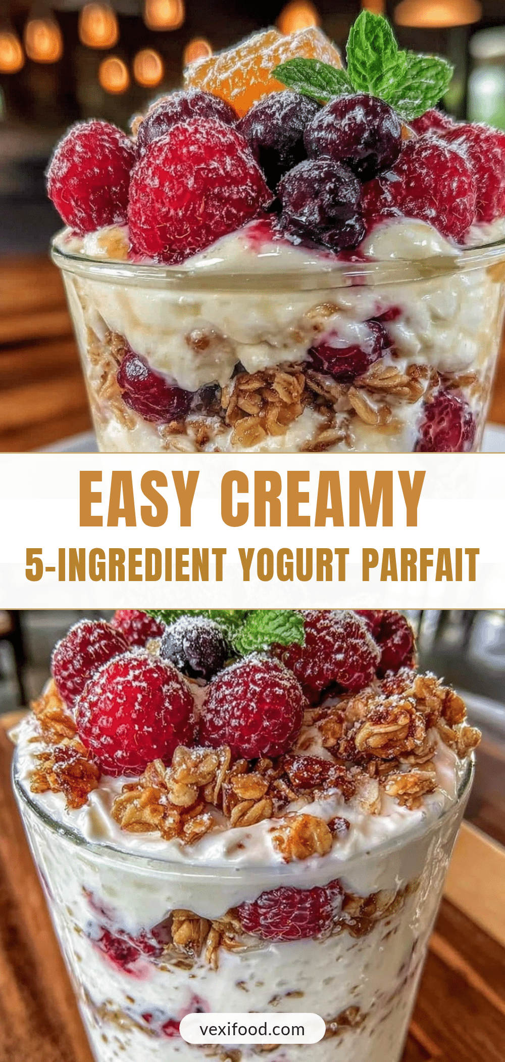 healthy greek yogurt breakfast parfait recipe