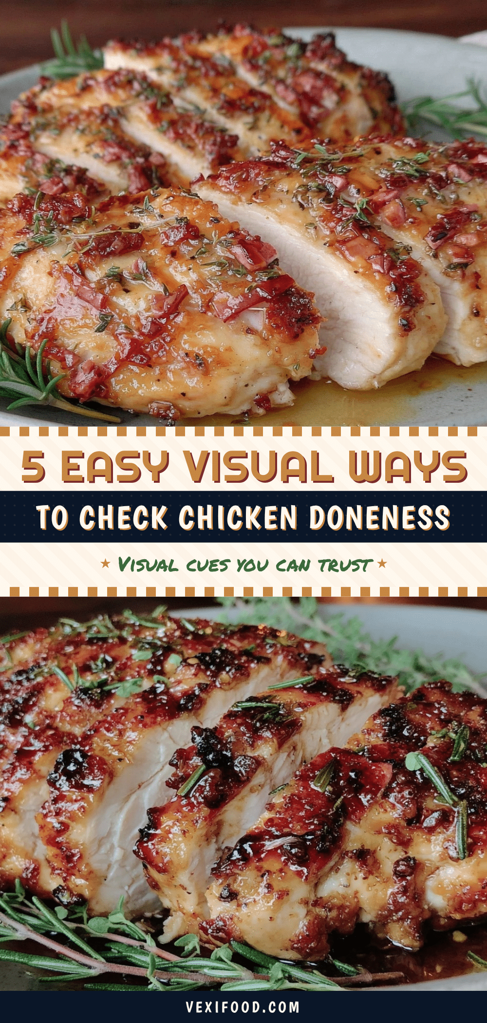 know when chicken is done without a thermometer recipe