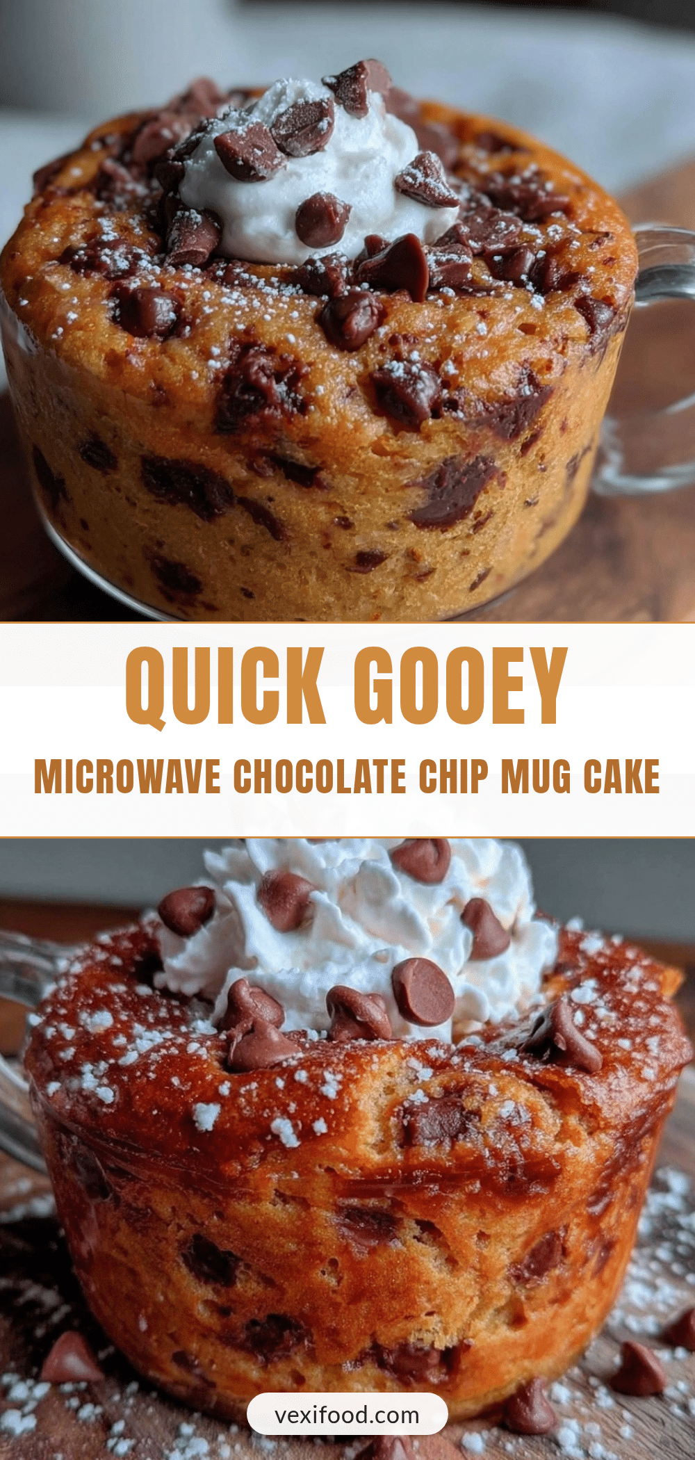 microwave chocolate chip mug cake recipe