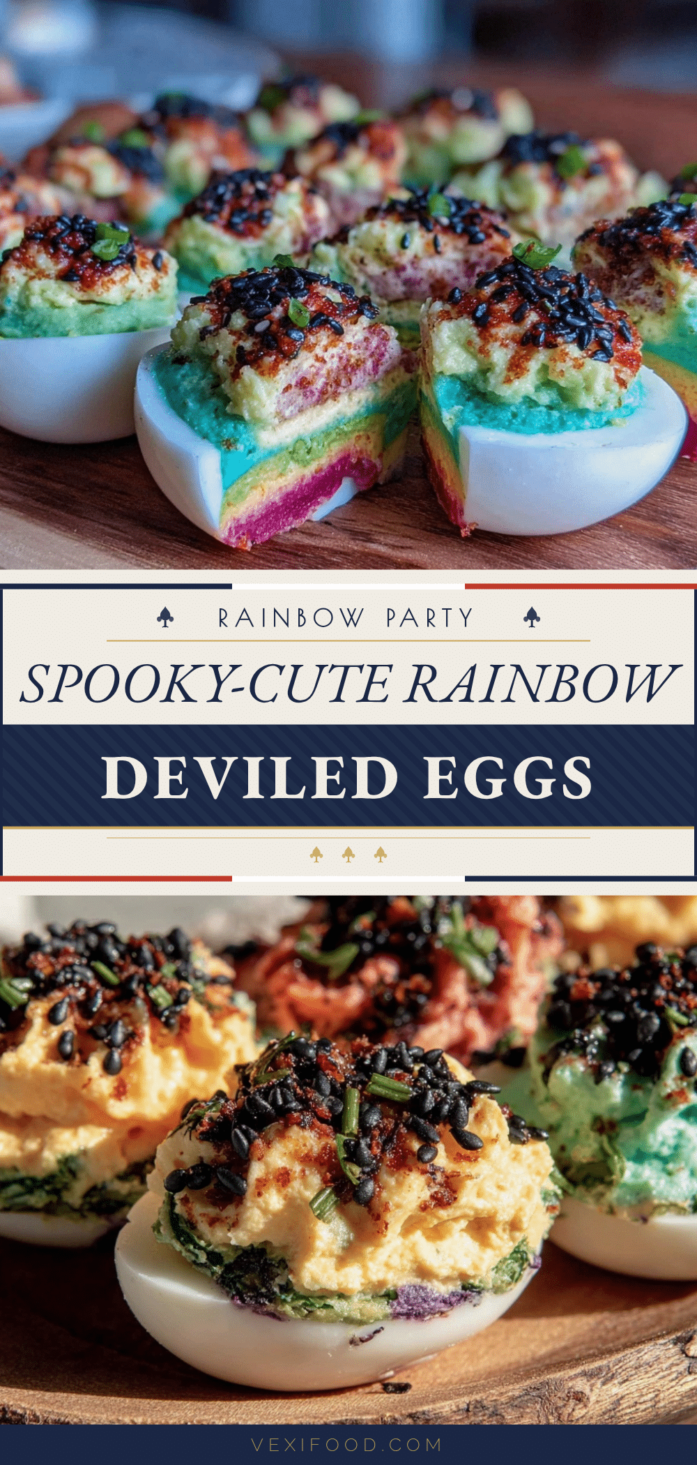 rainbow deviled eggs recipe