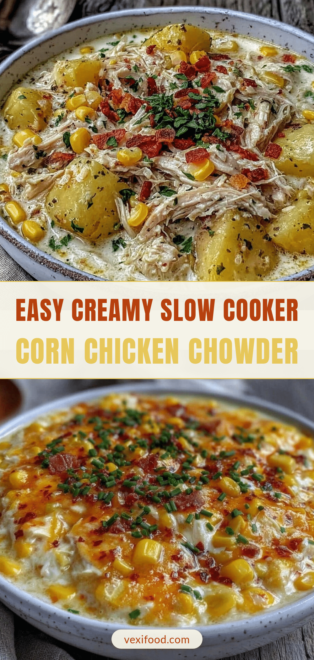 slow cooker corn and chicken chowder recipe