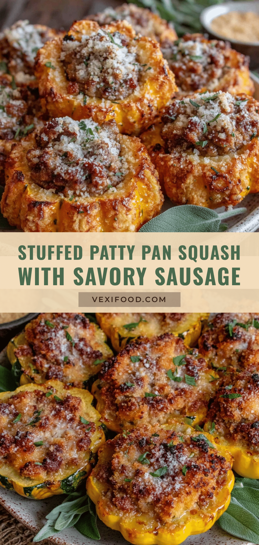 stuffed patty pan squash recipe