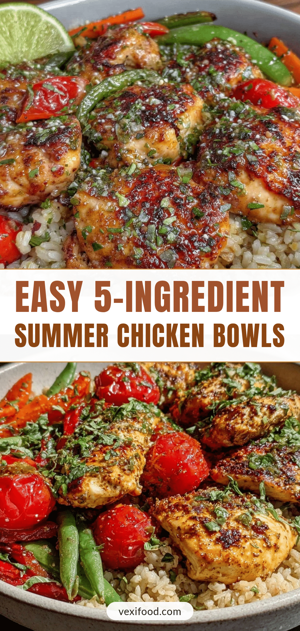 summer chicken meal prep bowls recipe