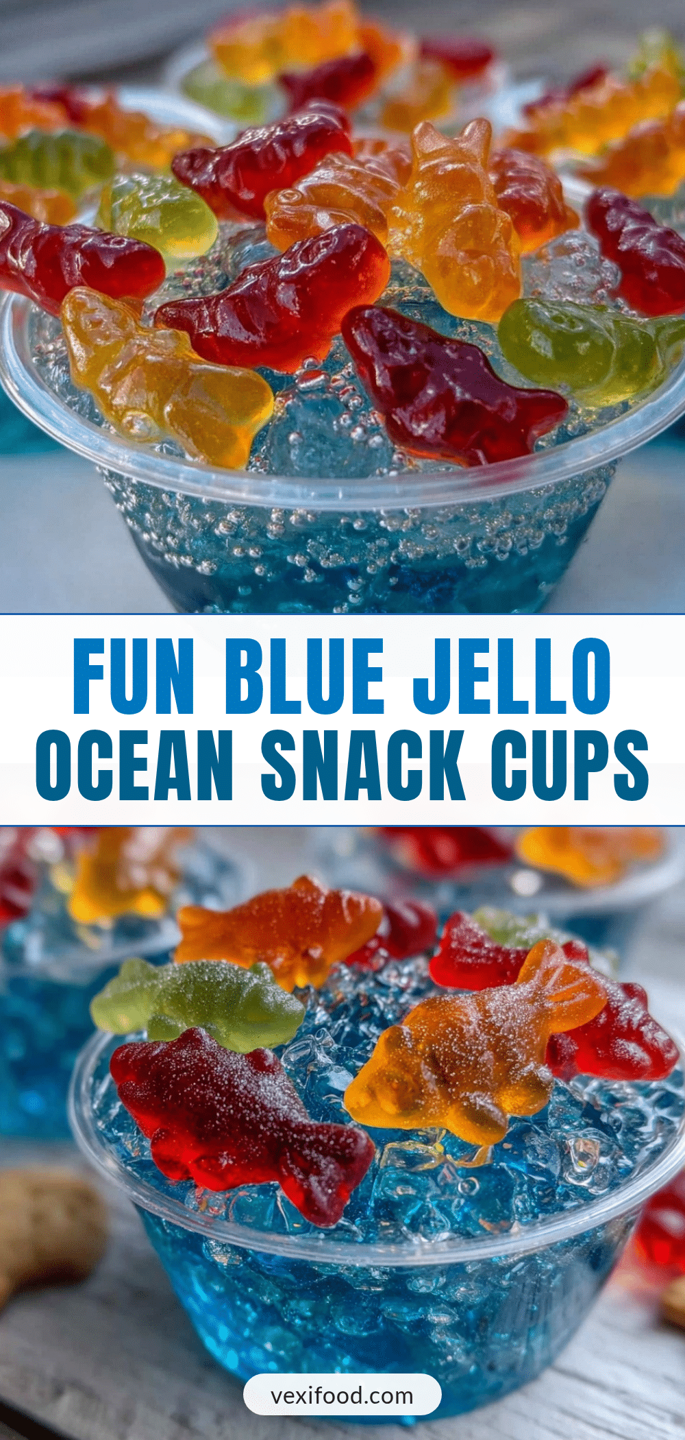 under the sea ocean snack cups recipe