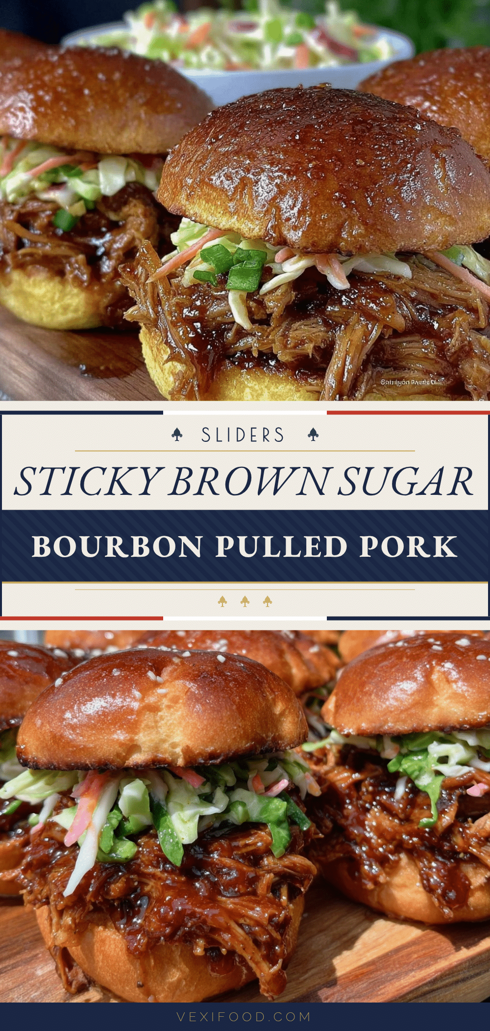 brown sugar bourbon bbq pulled pork sliders recipe