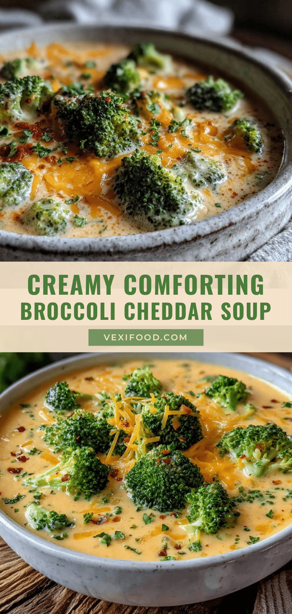 creamy broccoli cheddar soup recipe