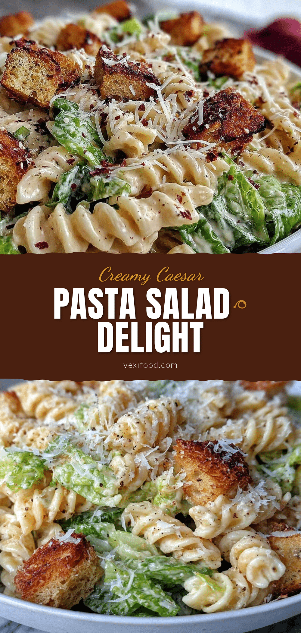 creamy caesar pasta salad recipe
