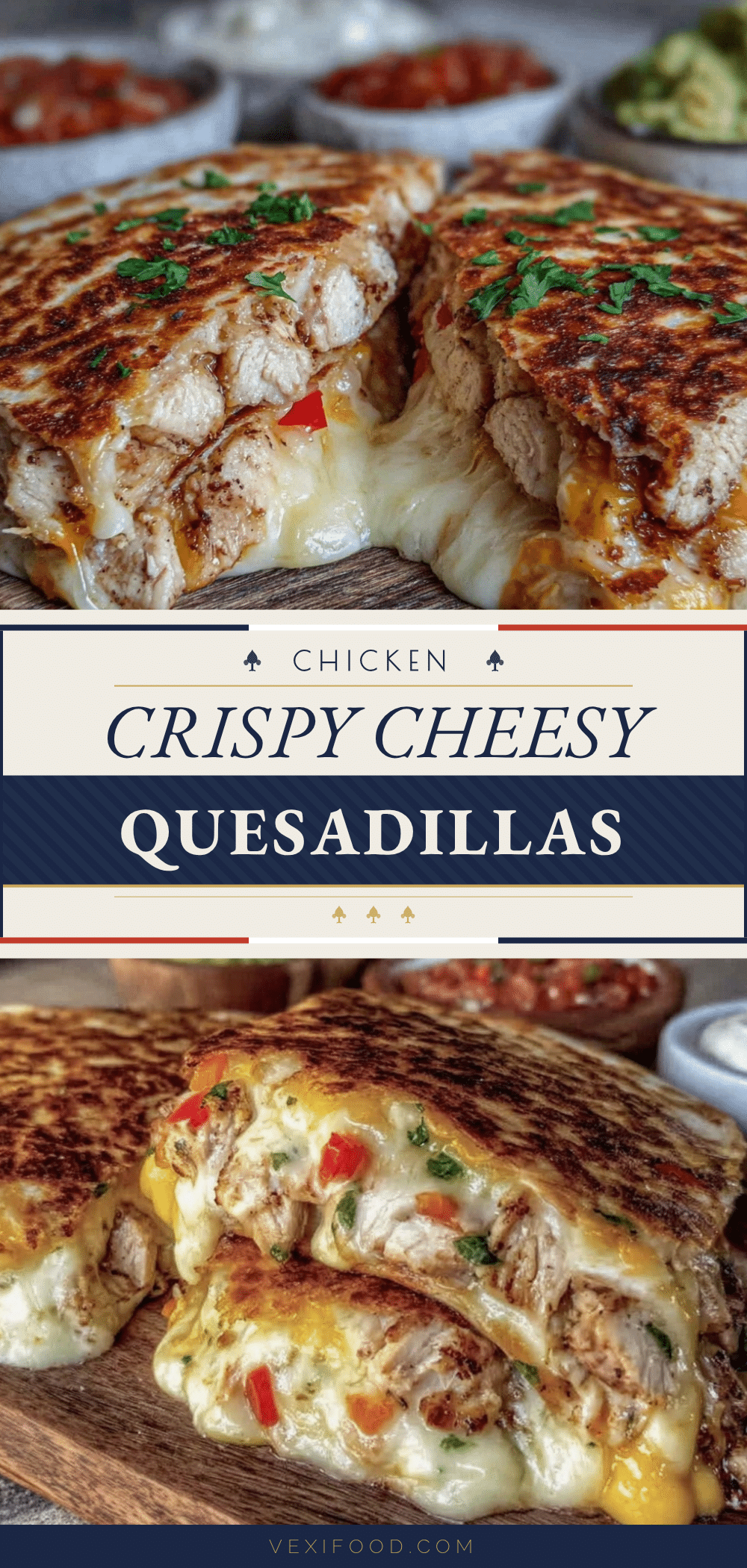 crispy chicken quesadillas recipe