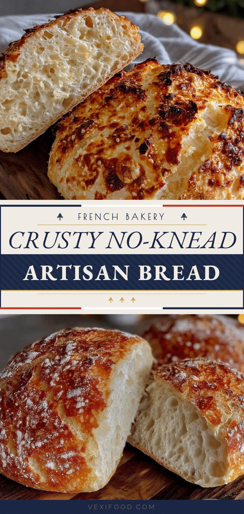 crispy no-knead artisan bread recipe