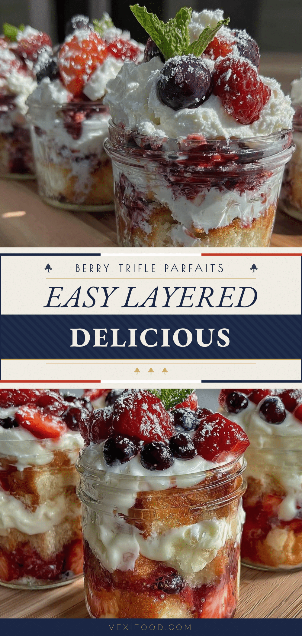 easy berry trifle parfaits recipe