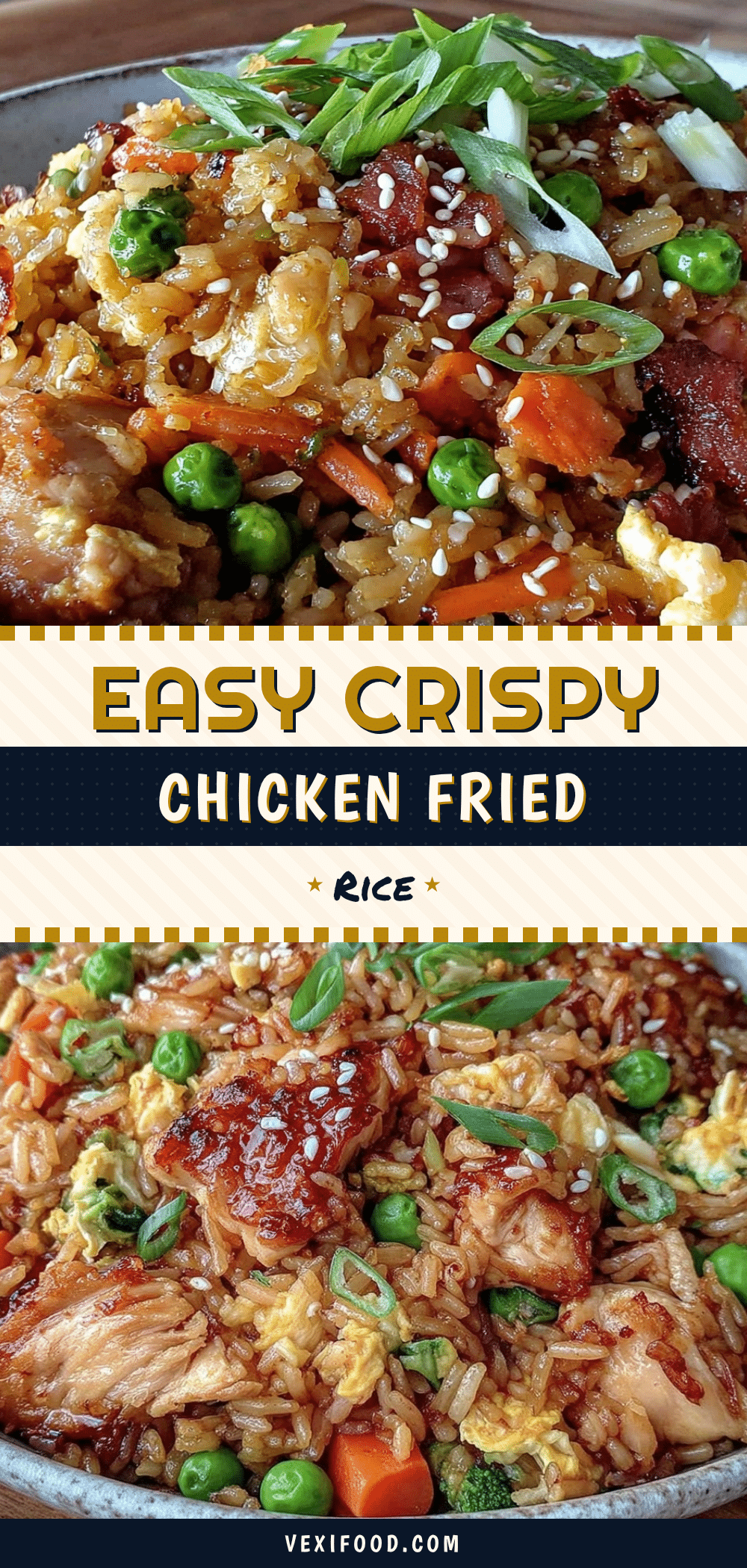 easy crispy chicken fried rice recipe