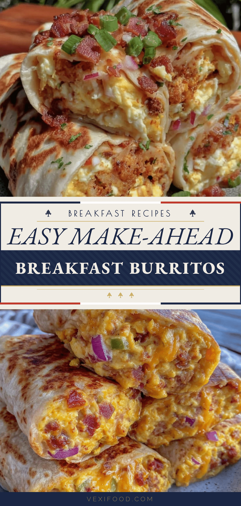 easy make-ahead breakfast burritos recipe