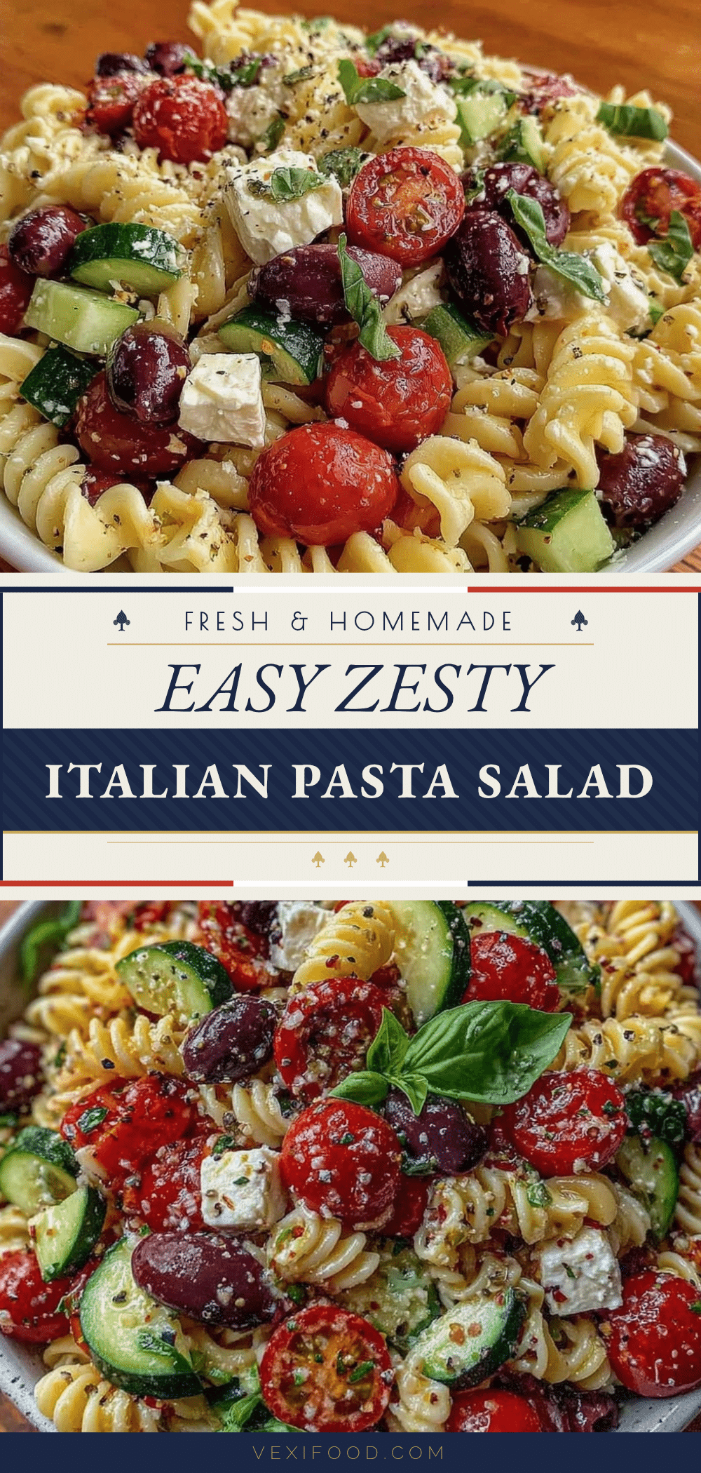 easy zesty italian pasta salad recipe