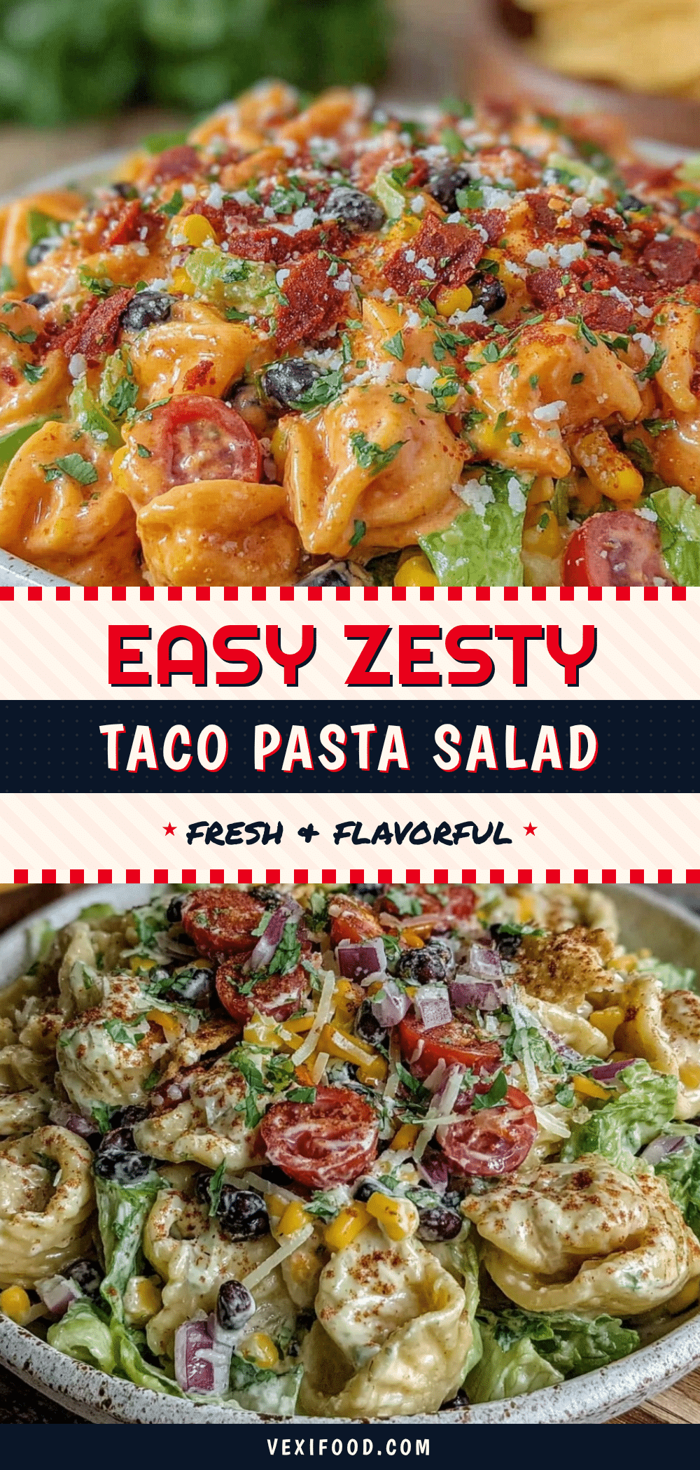 Easy Zesty Taco Pasta Salad recipe