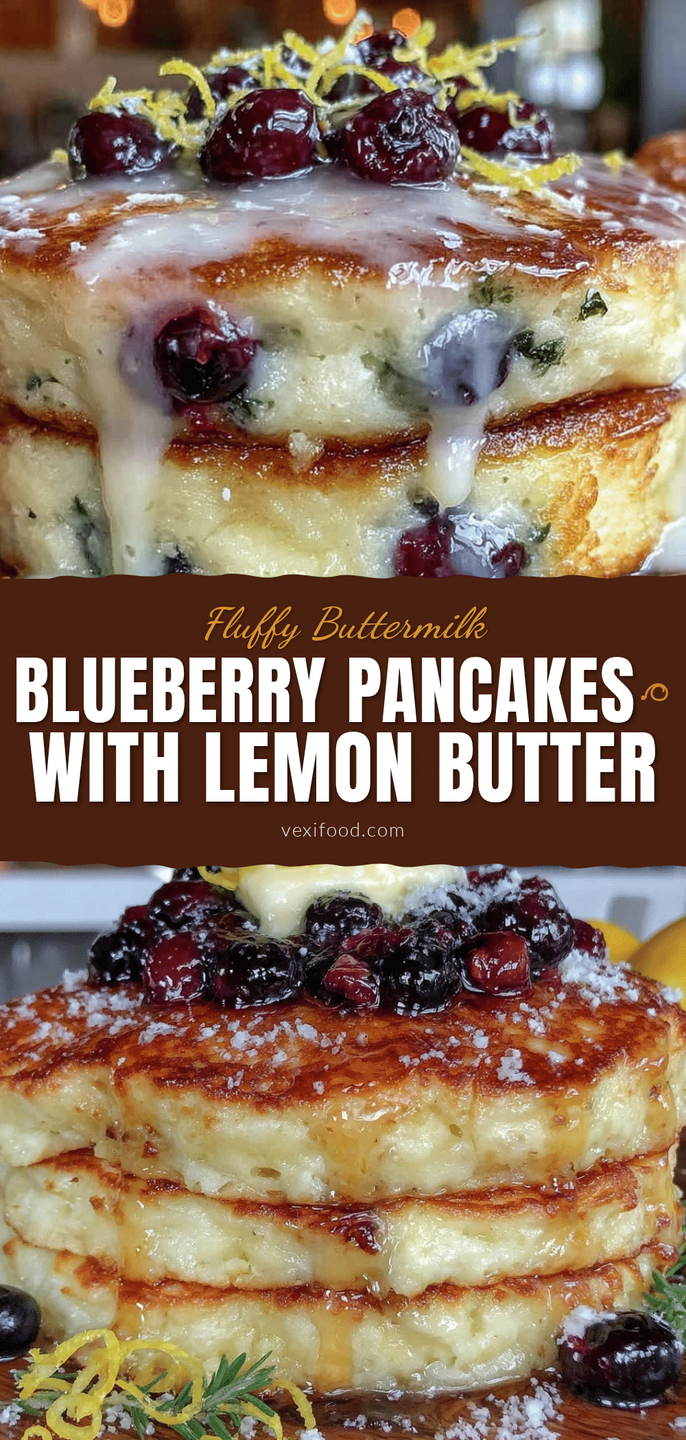 fluffy buttermilk blueberry pancakes recipe