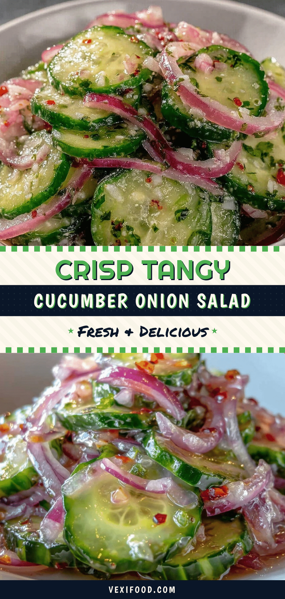 fresh cucumber onion salad recipe