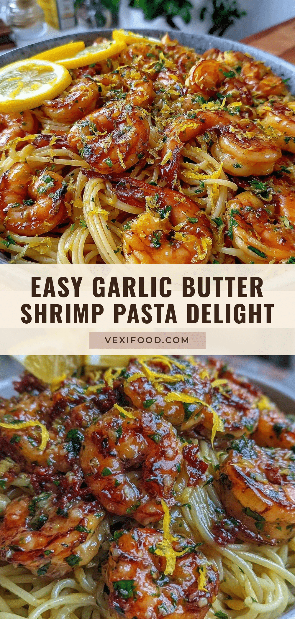garlic butter shrimp pasta recipe
