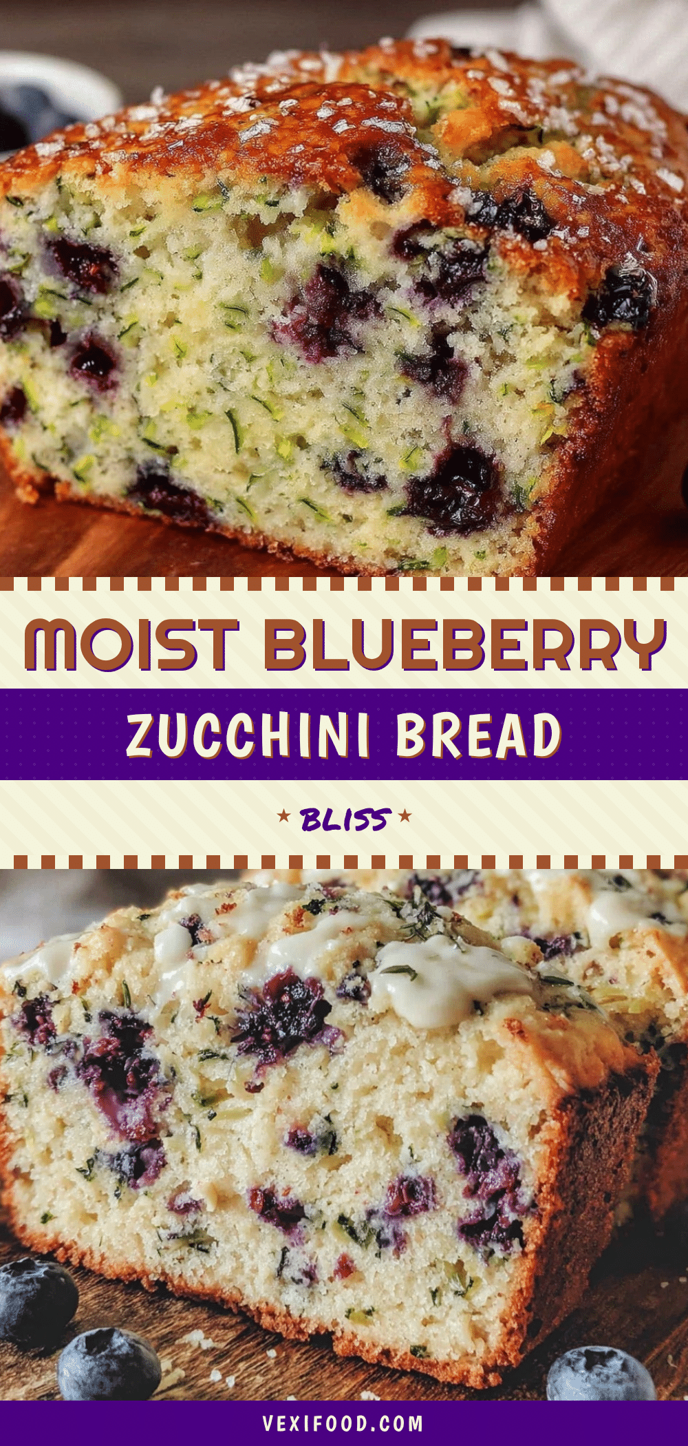 moist blueberry zucchini bread recipe