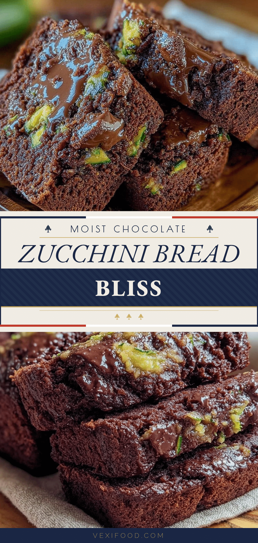 moist chocolate zucchini bread recipe