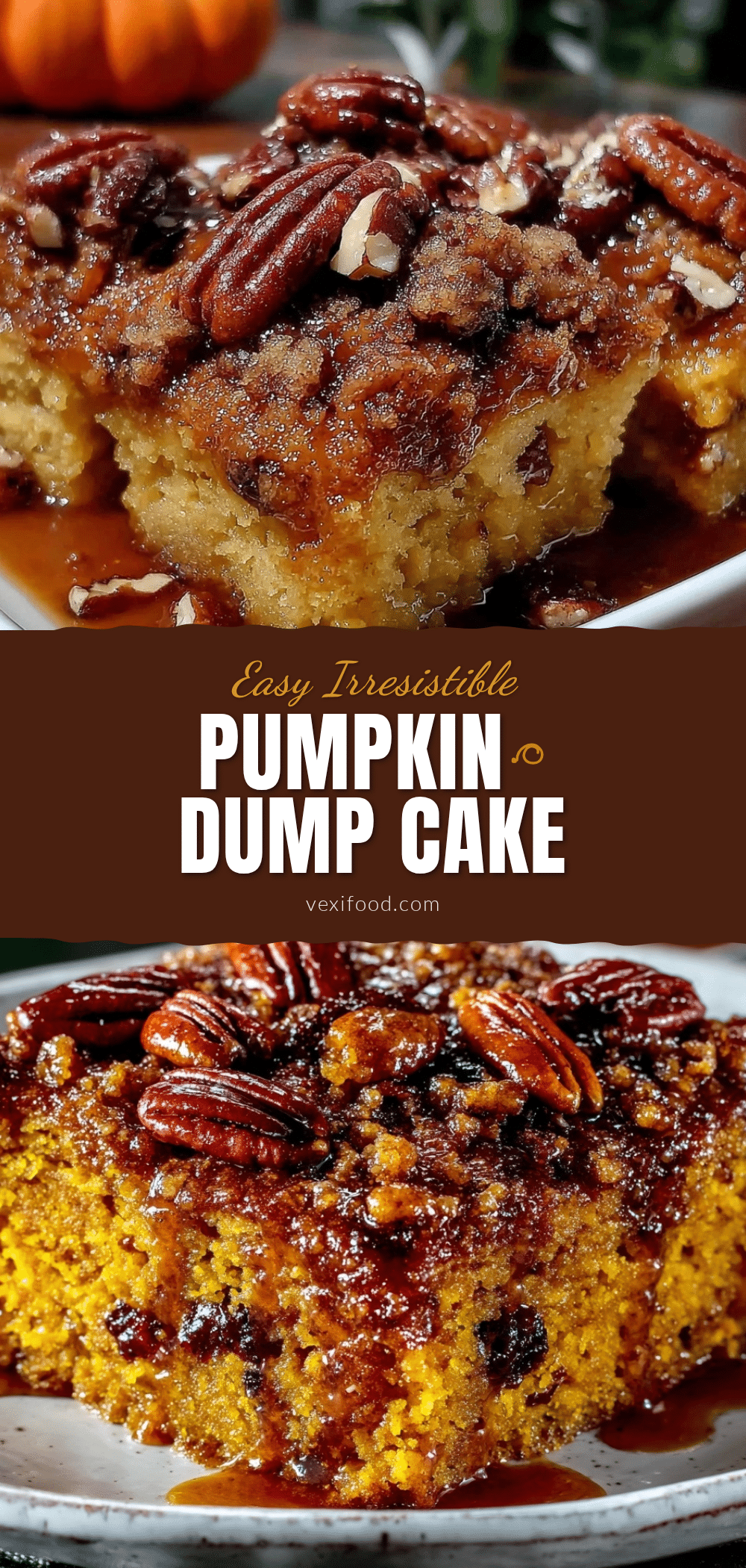 pumpkin dump cake recipe